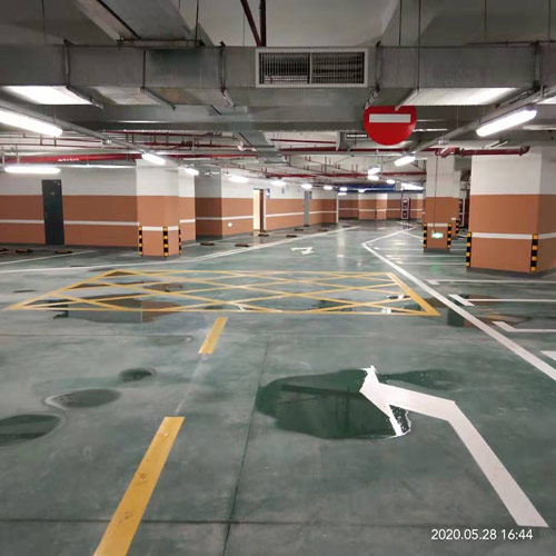西安飛揚(yáng)市政停車(chē)場(chǎng)劃線(xiàn)施工項(xiàng)目